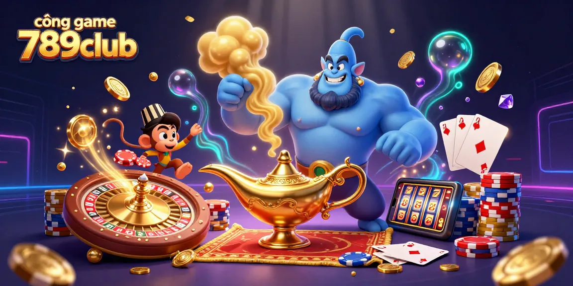 Engage with thrilling games at cổng game 789club featuring exciting characters and casino elements.