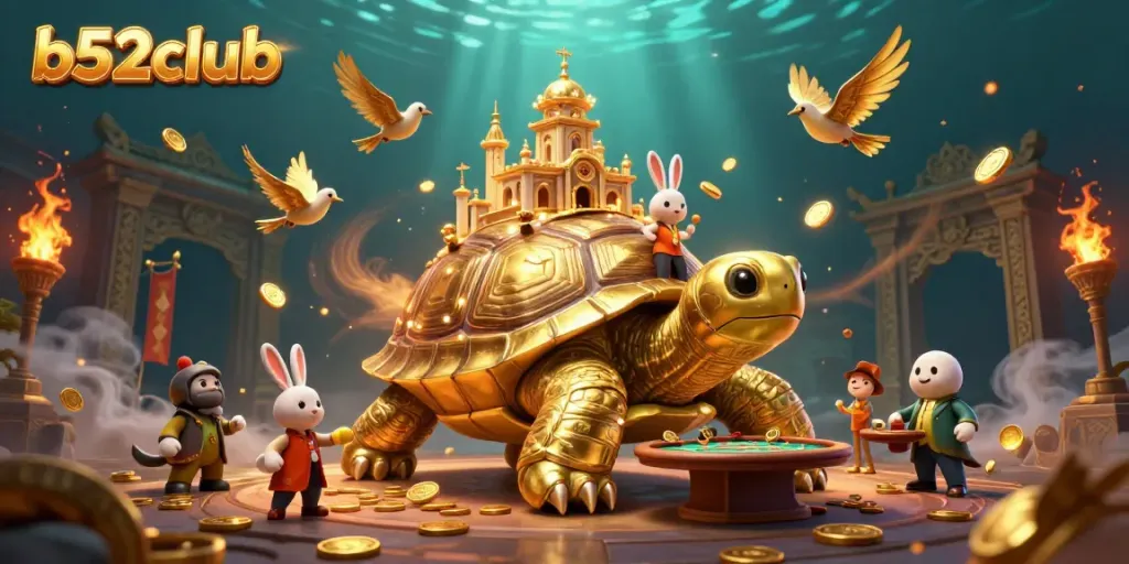 Engage with the b52clubb casino experience featuring vibrant 3D elements of fortune and fun.