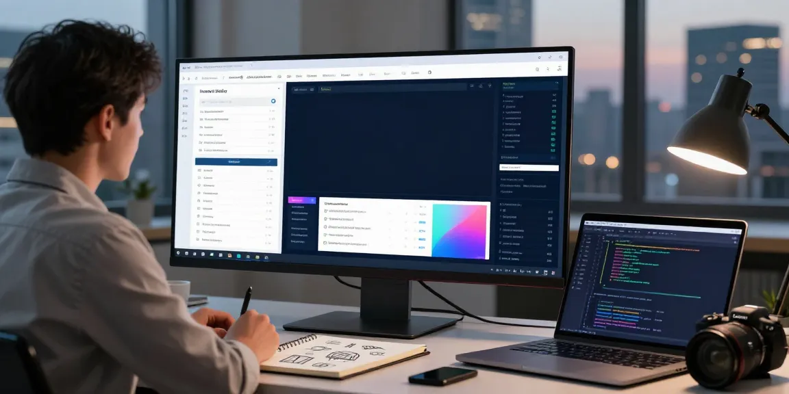 Digital marketing expert utilizing instant indexing tools in an urban workspace.