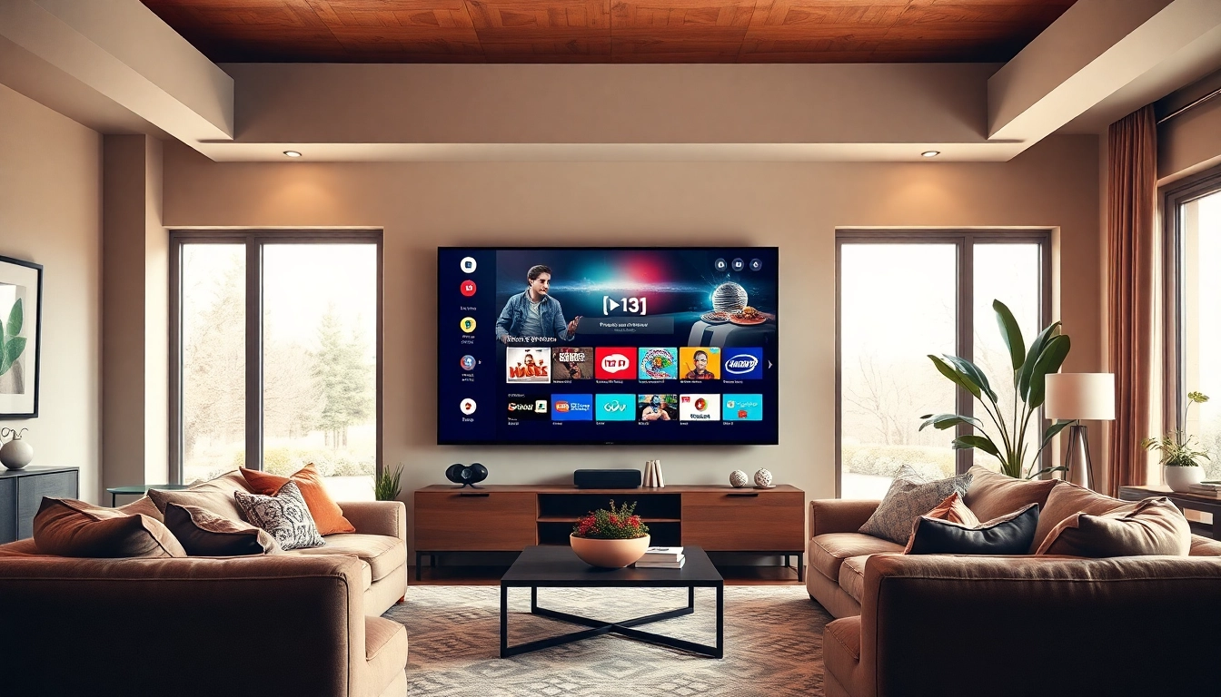 Experience exciting content with iron tv in a modern, inviting living room setup.