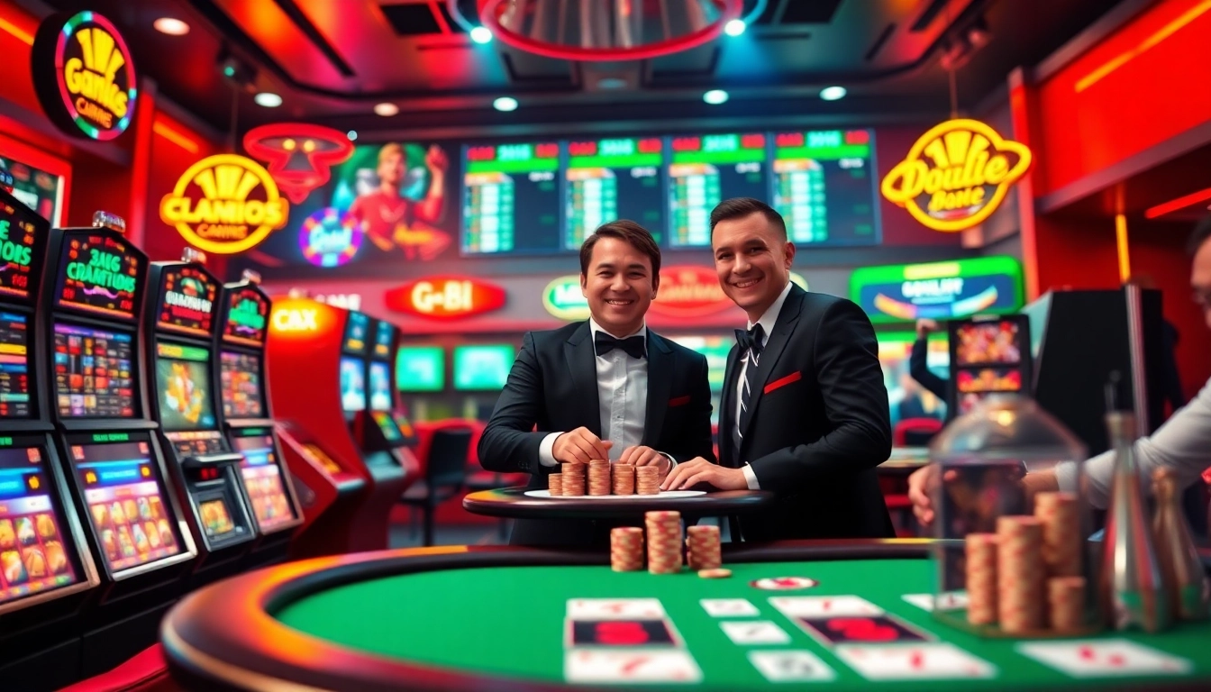 Interactive gaming experience at gg88.com with vibrant casino elements and engaging visuals.