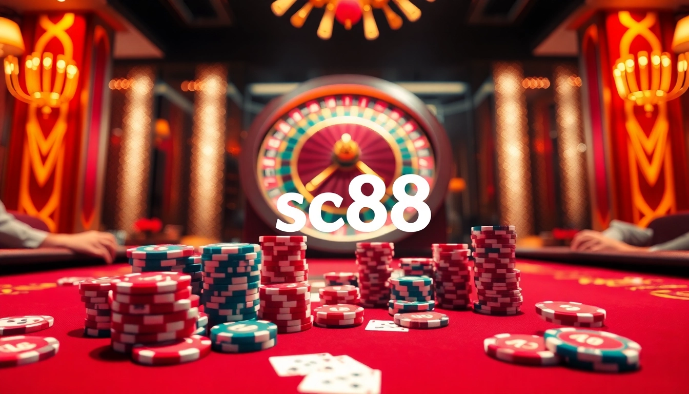 Experience thrilling gameplay at the sc88 casino table, where strategic betting meets excitement.
